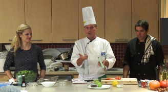 Image of Chef James Brown guest hosting the ELLICSR Kitchen class
