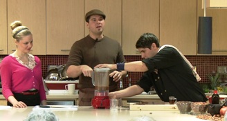 Image of Michael Sacco guest hosting the ELLICSR Kitchen class