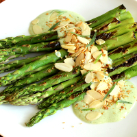 Image of Asparagus with Lemon Tofu Dressing 1