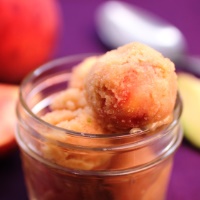 Image of Honey Peach & Avocado Ice Cream