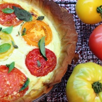 Image of Tomato Ricotta Phyllo Pie