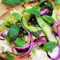 Image of Sweet and Sour Zucchini Flat Bread