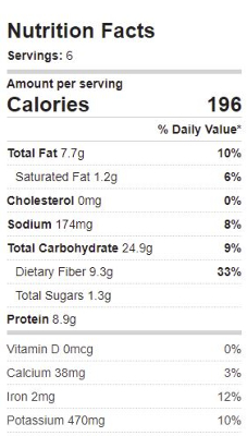 NFT of Bean Salad recipe