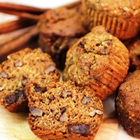 Image of Spiced Peach Muffins recipe