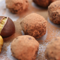 Image of Spiced Date and Chestnut Truffles