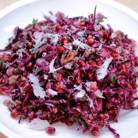 Image of Festive Cabbage and Pomegranate Salad recipe