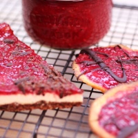 Image of Cottage Cheesecake with a Cocoa Walnut Crust recipe