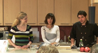 Image of Rose Reisman guest hosting the ELLICSR Kitchen class