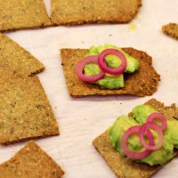 Image of Pumpkin Seed Chickpea Crackers recipe