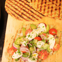 Image of Herbed Lemon Yogurt Flatbread