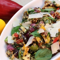Image of Grilled Ratatouille and Lentil Salad 