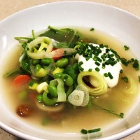 Image of Spring Miso Minestrone with Lemon Ricotta