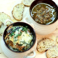 Image of Caramelized French Onion and Lentil Soup Recipe