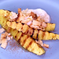 Image of Maple Cinnamon Grilled Pineapple Spears