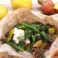 Image of Zesty Asparagus Salad with Buckwheat recipe