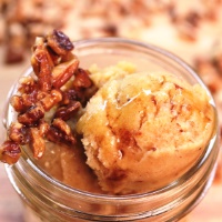 Image of Peachy Pecan Date Ice Cream recipe