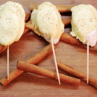 Image of Frozen Banana Custard Pops recipe