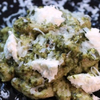 Image of Cavatelli with Lemon Almond Pesto recipe