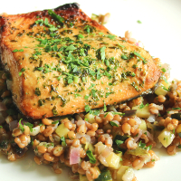 Image of Trout with Lemon Farro recipe 1
