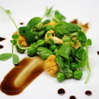 Image of Spring Succotash with Maple Balsamic Vinaigrette