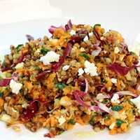 Image of Buckwheat Salad with a Carrot Pesto recipe