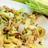 Image of Mustard Spaetzle with Braised Cabbage & Apple recipe
