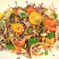 Image of Winter Barley Salad with a Walnut Mustard Dressing recipe