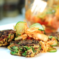 Image of the quinoa crab cakes