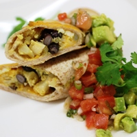 Image of a breakfast burrito