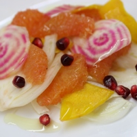 Image of orange, fennel & pomegranate salad