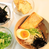 Image of yummy ramen with shiitake