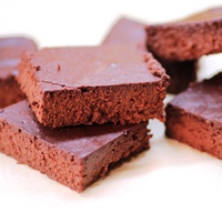 Image of several coffee spiked beet brownies