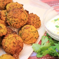 Image of pumpkin falafels