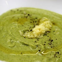 Image of Desneige's Cheesy Broccoli Soup.