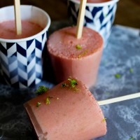 Image of Watermelon Yogurt Popsicles