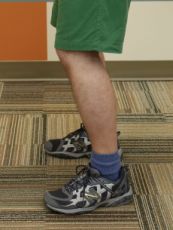 Photo of Yuri Grevtsev's bent knees