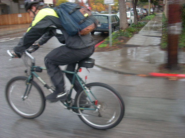 Will Vanlue bike in rain