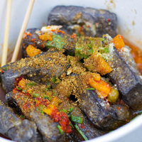 Image of stinky black tofu