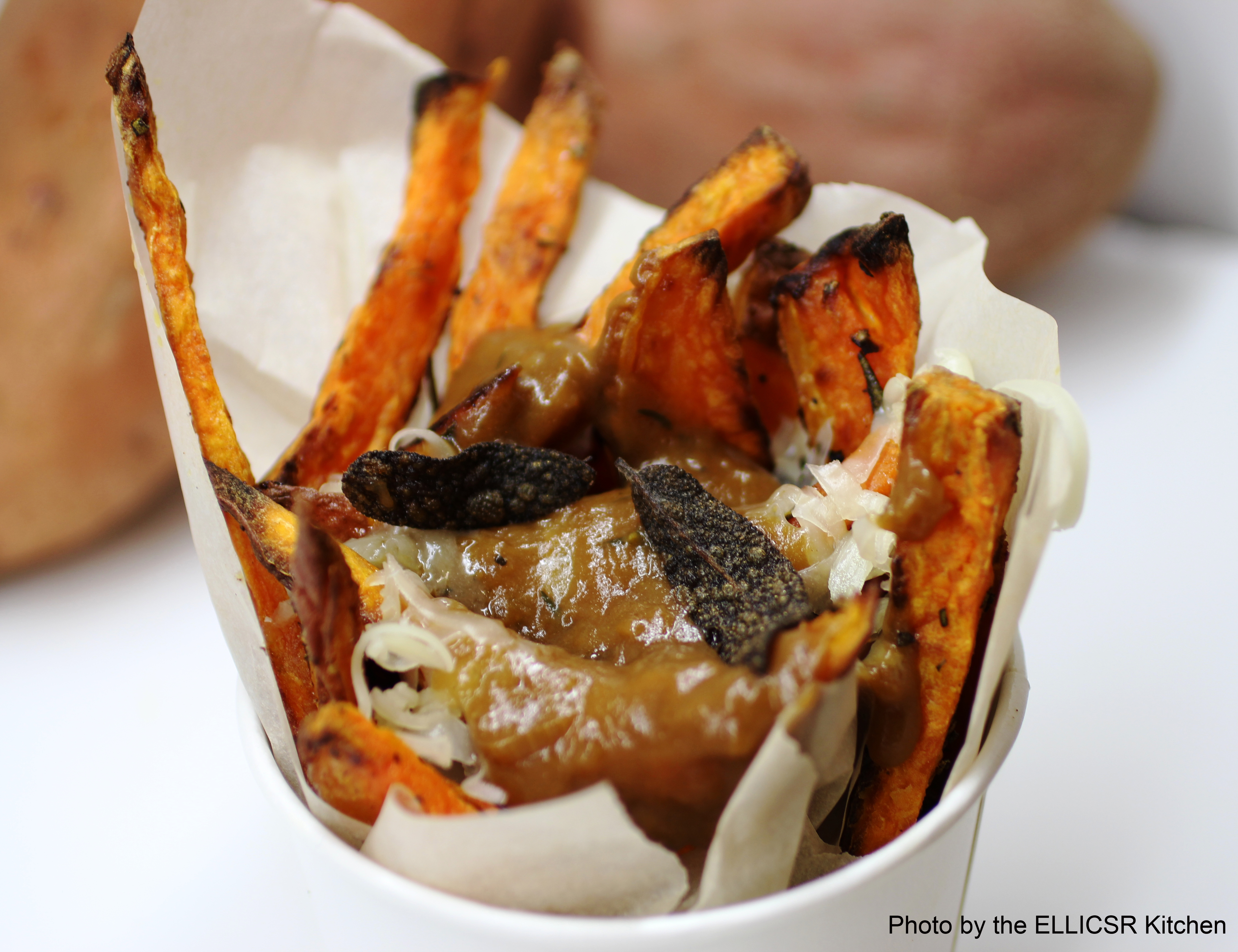 Image of sweet potato poutine