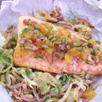 Image of Roasted Arctic Char with Fennel and Orange recipe page