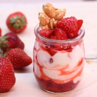 Image of Ontario Strawberries with Yogurt and Maple Roasted Almonds recipe