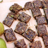 Image of Spiced Pear and Fig Squares