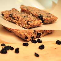Image of Blueberry Quinoa Protein bars.