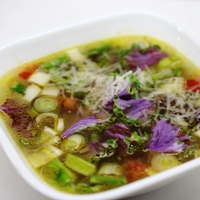 Image of a bowl of Spring Minestrone