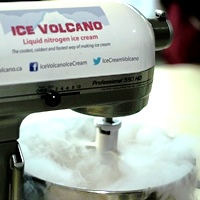 Image of ice volcano machine