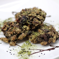 Image of Green Tea & Black Sesame Oatmeal Cookies