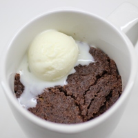 Image for Desneige's Chocolate & Pear Mug Brownies.
